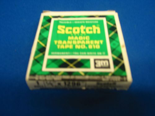 Scotch Transparent Tape No. 810. 1/4&#034; x 1296&#034;.