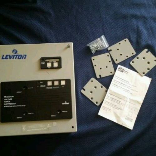 New leviton 52120-cm 120\208 3ph wye transient surge suppressor for sale