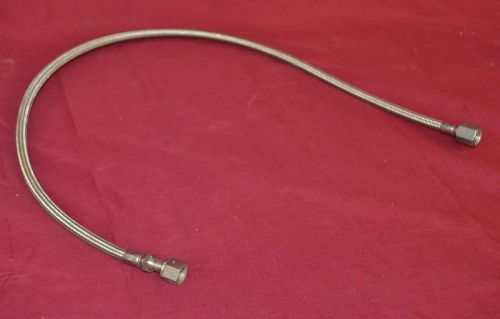 NOS Braided Stainless Steel SCBA Tank Fill/ Charge Hose 36&#034;  &amp;J