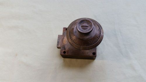 Antique Sargent &amp; Greenleaf Combination Safe Lock w/ Dial &amp; Ring