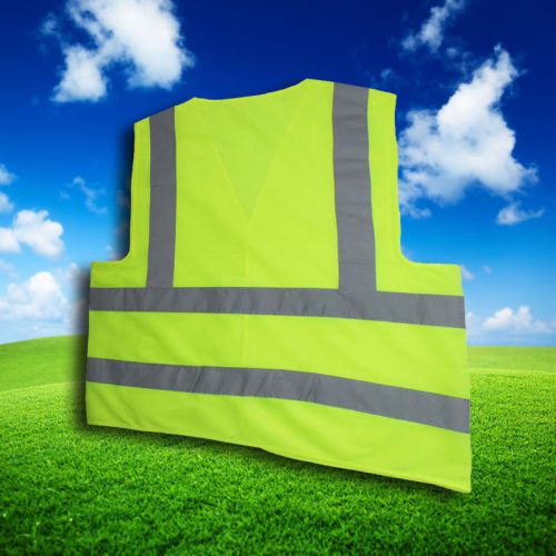 High Viz Childrens Vest Hi Vis Yellow Safety Warning Vest Kids Reflective Jacket