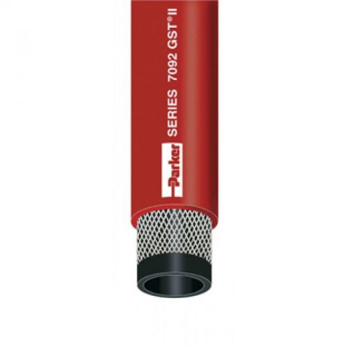 1/2&#034; red rubber air water hose - parker series 7092 sold in 5 foot lenghts for sale