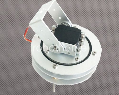 Stable 2-Axis White Mechanical PTZ Acrylic Chassis Robot Bracket 2 DOF no servo