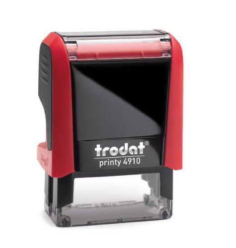 Trodat Printy 4910 Self Inking Rubber Text &amp; Logo Stamp 25x9mm ( up to 2lines  )