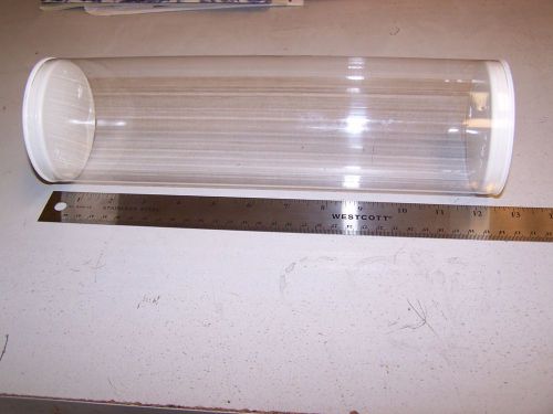 Lot of 25 Clear Plastic Mailing Tubes INCLUDES Caps 3.5&#034; (3 1/2&#034;) x 12&#034;