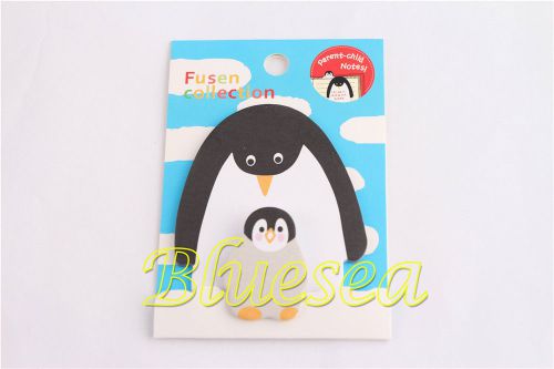 Cute Penguin Sticker Parent-Child Bookmark Post It Marker Memo Flag Sticky Notes