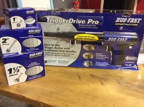 DUO-FAST Trigger Drive Pro Powder Actuated tool BRAND NEW IN PACKAGE W/ BONUS
