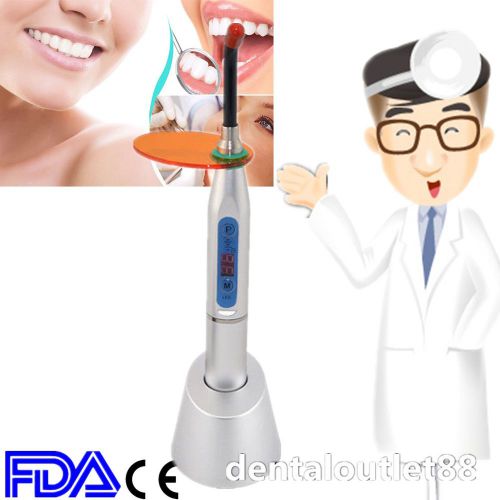 SILVER# LOW PRICE!!! Wireless dental curing light 5W LED 1500mw CE approved ca