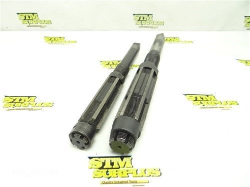 PAIR OF HSS CLEVELAND QUICK-SET ADJUSTABLE REAMERS 1-1/16&#034; TO 1-1/2&#034;