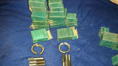 VINTAGE JACOBS CHUCK NUTS AND JAWS 18 SETS SLEEVES MIXED LOT REPAIR TOOL