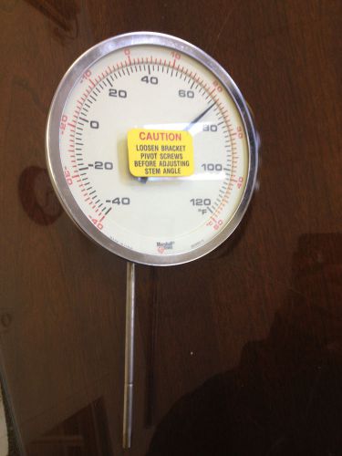 Marshall Town 5-1/2&#034; Diameter Thermometer 50 to -40°C New!