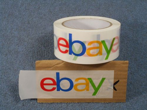 Ebay logo branded bopp packing packaging shipping sealing tape - 75 yd roll for sale