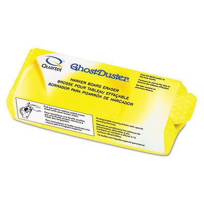 GhostDuster Dry Erase Board Eraser w/16 Wipes, Cellulose, 6 1/4 x 9 1/4 x 5 3/4