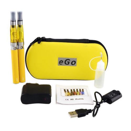 eGo-T Dual Vaporizer Atomizer 2 Vape Pen Kit 1100mAh Battery Case USA SELLER
