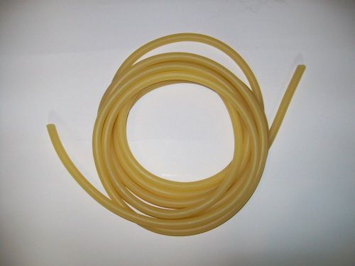 15 feet surgical 1/4&#034; id x 1/16&#034; w latex tubing amber for sale