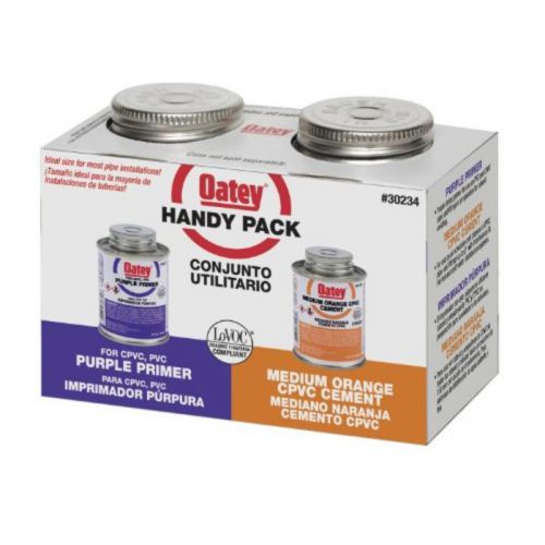 4 oz cpvc/purple primer handy pack oatey faucet repair parts and kits 30243 for sale