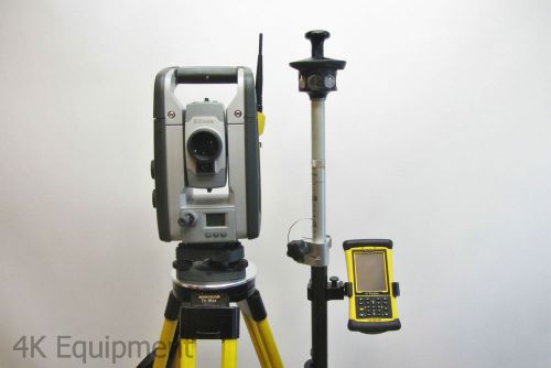 Trimble RTS555 5&#034; DR Standard Robotic Total Station Nomad Data Collector LM80