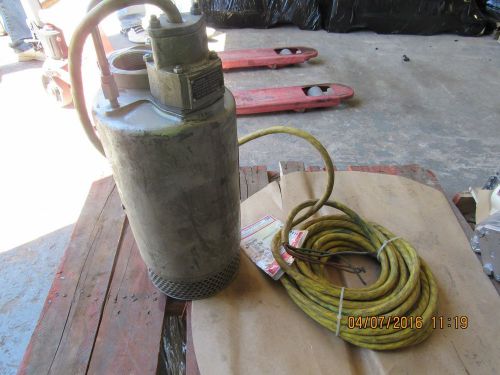 GORMAN RUPP S3865-E6 STAINLESS SUBMERSIBLE PUMP 3&#039;&#039; 6 HP 575 VAC USED