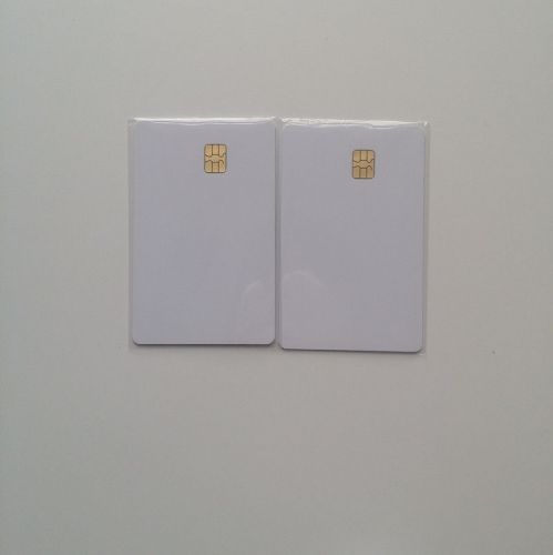 100pcs inkjet printable pvc card with sle4442 chip smart contact ic blank for sale