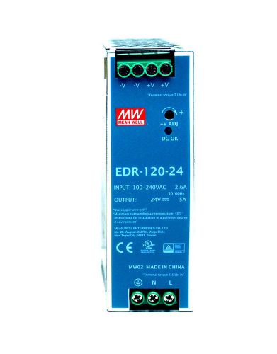 Mean Well EDR-75-48 AC/DC Power Supply Single-OUT 48V 1.6A 76.8W 7-Pin NEW