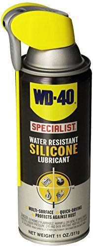 WD-40 300014 Specialist Water Resistant Silicone Lubricant Spray, 11 oz. (Pac...