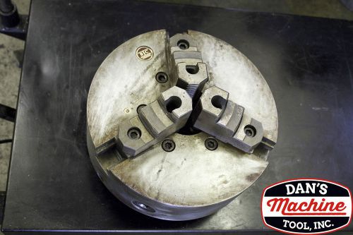 12&#034; bts 3 jaw lathe chuck / direct mount / self centering with reversible jaws for sale