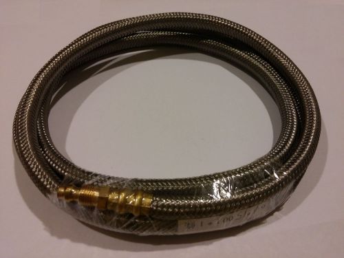 Ф6mm x 59.1&#034;l high pressure flexible rubber lubrication hose male x male assembl for sale