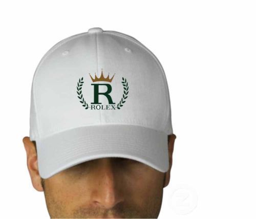 New Design Custom Hats ROLEX LOGO White baseball Caps Hats Gift Apparell Unisex