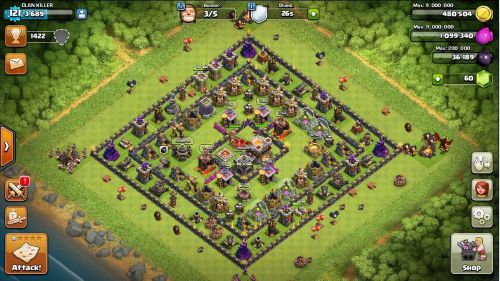 Paperclip + account Clash of Clans Android  Lvl 119 120 121 118 TH 11  coc Coc