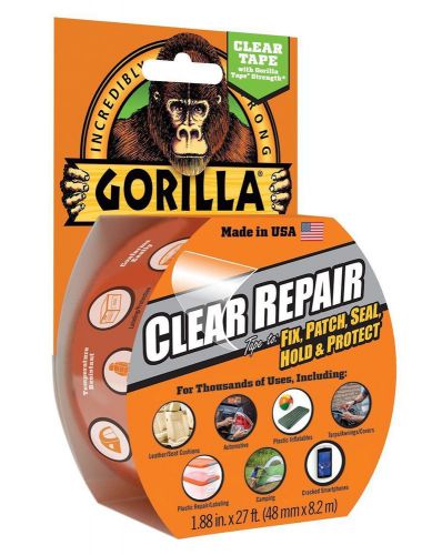 Gorilla glue clear repair tape 6027002, new, free shipping for sale