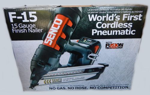 Senco fn65da fusion f-15 cordless 18v finish nail gun kit da bradder brad nailer for sale