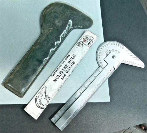 Vintage multi-use rule and gauge tool #16  general hardware mfg co. for sale