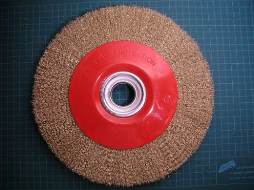 (2-pack)10&#034; wire wheel brush 250mm bench grinder wheels for sale