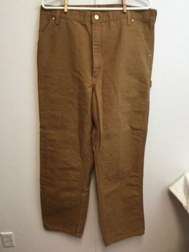 Men&#039;s Carhartt Brown Dungaree Pants Size 36x33