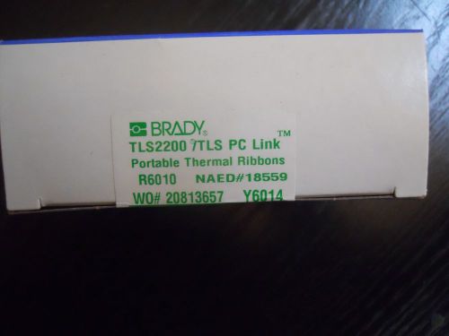 BRADY LABEL RIBBON R6010   3 BOXES