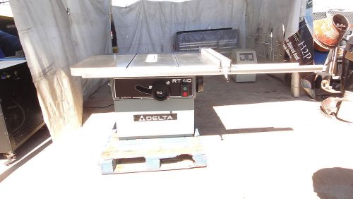 DELTA TABLE SAW RT40 16&#034; TILTING ARBOR W/BIESMYER FENCE 7.5 HP 230-460 VOLTS