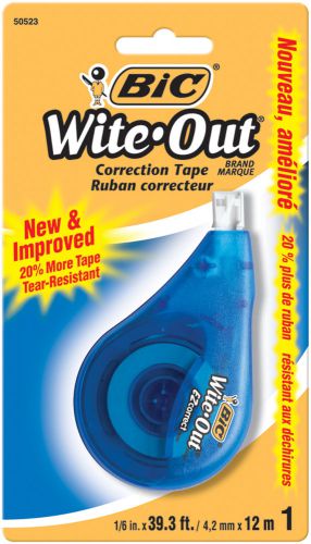 Bic Wite Out EZ Correction Tape-.166&#034;X39.3&#039;