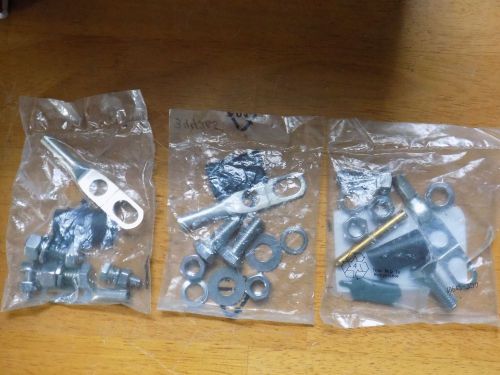 Grounding Kits with Slotted Terminal and S.S.Hardware; Mixed Lot of 25 (3 types)