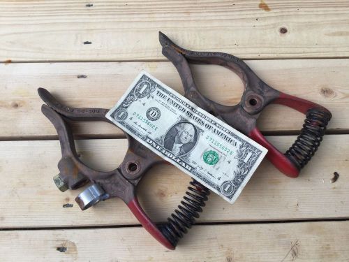 Genuine tweco 300 amp welding ground clamp copper, gc-300 for sale