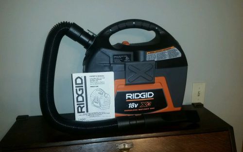 RIDGID  18V Cordless 3 gal. Handheld Wet Dry Vac (Tool Only)  WDO3180