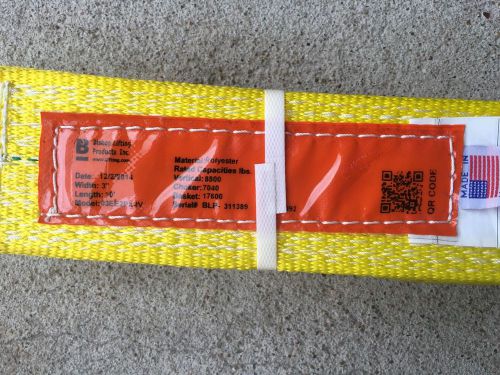 Bishop lifting products, inc / 3&#034; x 20&#039; choker-sling / 03ee2px20-iv (new item) for sale