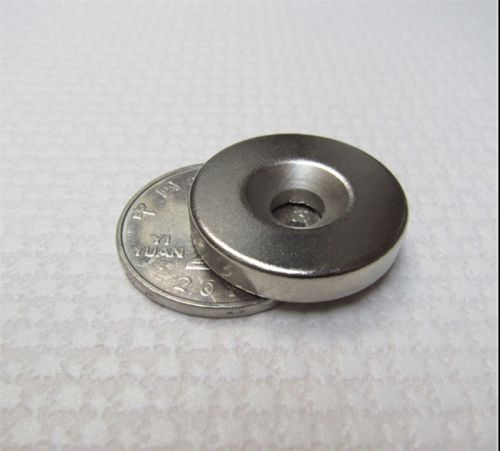 Wholesale 25x5 hole 6 mm N50 Strong Neodymium Magnets Disc Cylinder Rare Earth