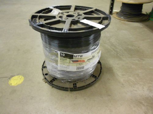 10 gauge mtw str black wire (2475ft spool) for sale