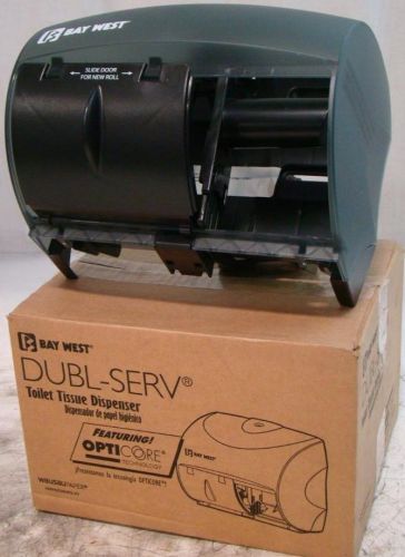 BAY WEST Renown Dubl-Serv Two Roll Toilet Tissue Dispenser MODEL 05162 Opticore