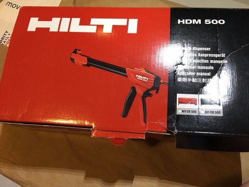 Hilti HDM 500 Manual Anchor Adhesive Dispenser BRAND NEW IN BOX