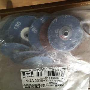 Keen #72367, 2&#034; type s clip on sandpaper sanding disc, 180 grit, 50 pack for sale