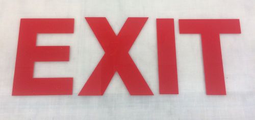 Acrylic EXIT Sign
