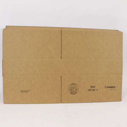 15 New Cardboard Boxes 18x16x4 Shipping Mailing Moving Box Tharco Single Wall