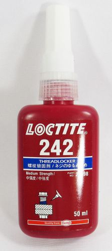 Loctite 242 Medium Strength Threadlocker, 50 mL Bottle, Blue
