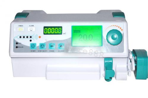 Newest Medical CE HD LCD Syringe Pump with Drug library+Visual alarm LCD Monitor